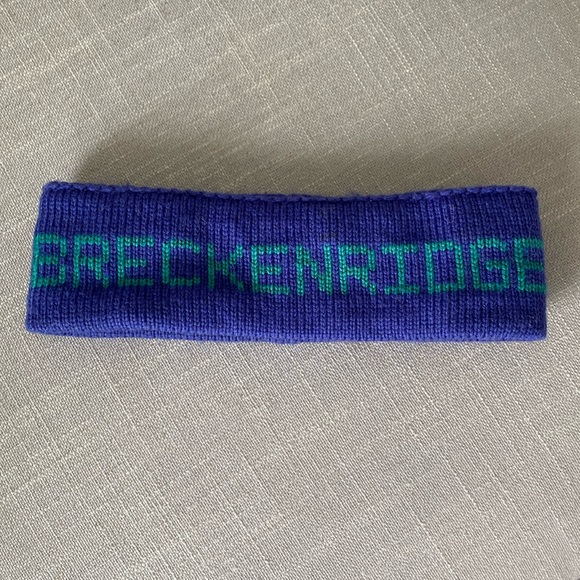 “Breckenridge” Retro vintage Ski skier headband, 100% Wool - Picture 1 of 10